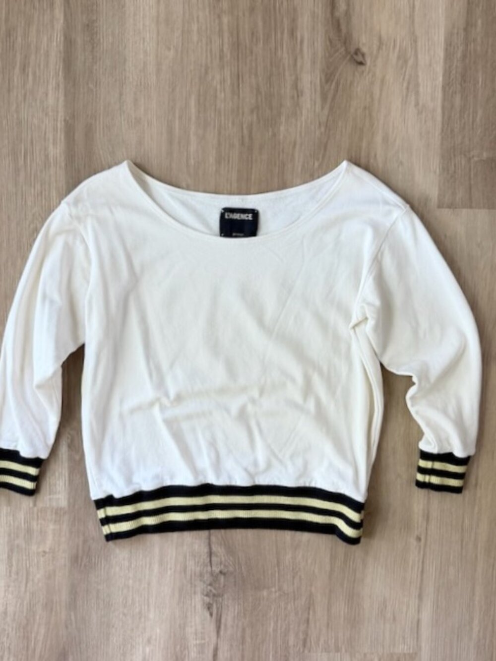 L'Agence Kimora Off Shoulder Top Ivory XS
